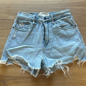 Abercrombie Curve Love High Rise Denim Short 26